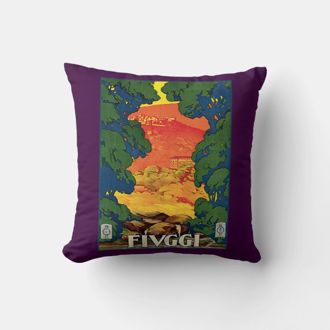 Fiuggi Throw Pillow (Front)