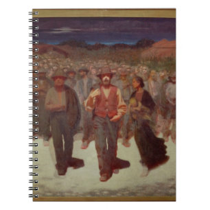 Fiumana (The Human Tide) 1895-96 (oil on canvas) Notebook