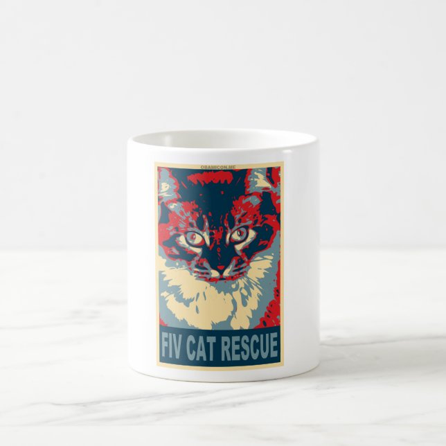 fiv cat rescue logo cup (Center)
