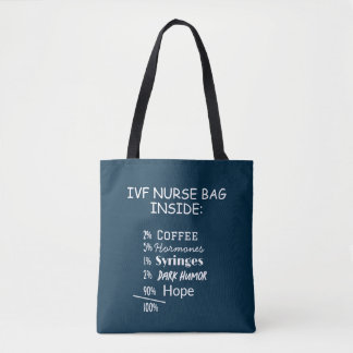 FIV Infirmière Fertilité Worrier Funny Sac fourre-