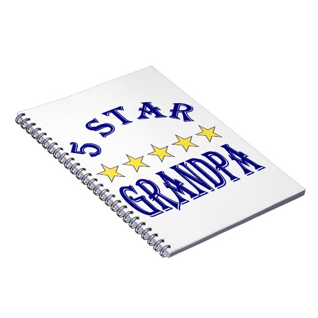 Five (5) Star Grandpa Notebook (Right Side)