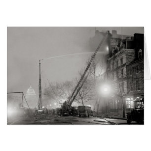 Five Alarm Fire at Night, 1925