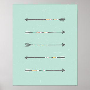 Five Arrows Wall Art