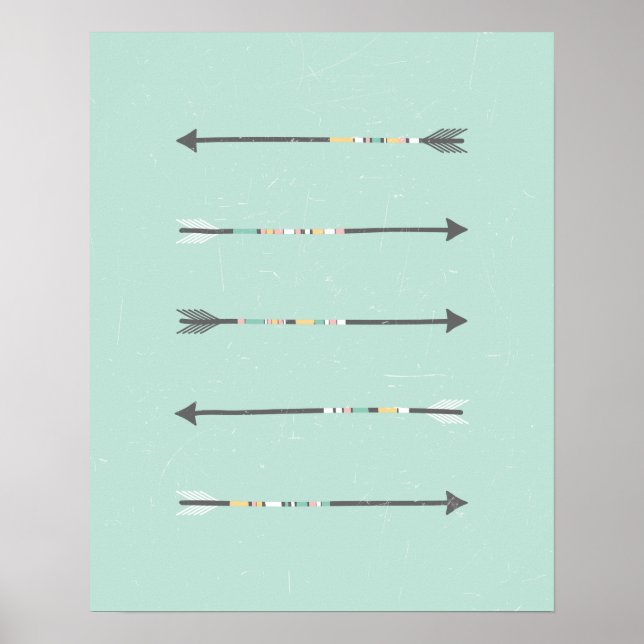 Five Arrows Wall Art (Front)