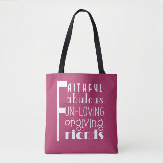 Five Attributes of Friendship Tote Bag