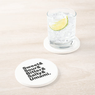 Five Basic Tastes Coaster