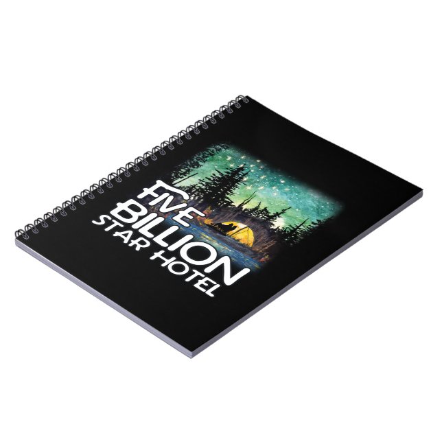 Five Billion Star Hotel Camping Notebook (Left Side)