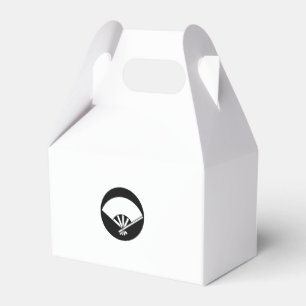 Five bones fan in rice cake favor box