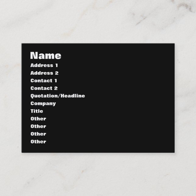 Five Boroughs ~ New York City Business Card (Front)