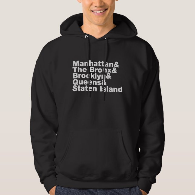 Five Boroughs ~ New York City Hoodie (Front)