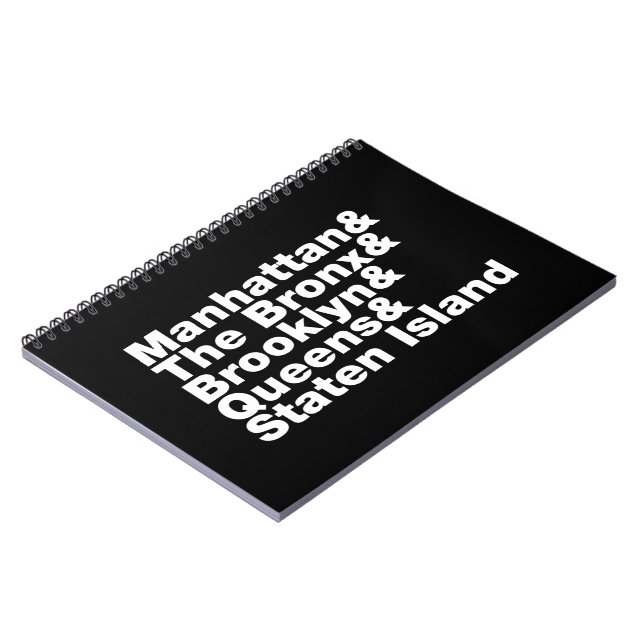 Five Boroughs ~ New York City Notebook (Left Side)