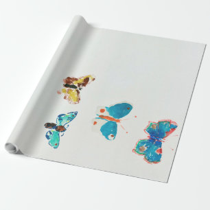 Five Butterflies, Redon Wrapping Paper