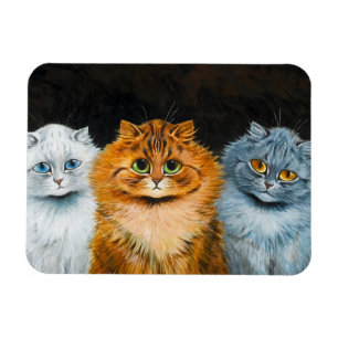 Five Cats by Louis Wain Magnet