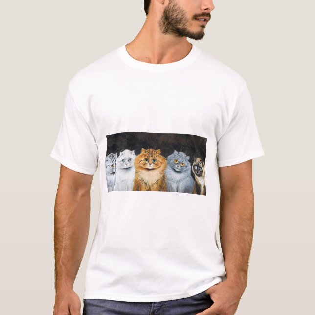 Five Cats, Louis Wain T-Shirt (Front)