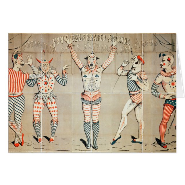 Five Celebrated Clowns Attached to Sands (Front Horizontal)