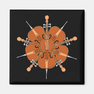 Five Cellos Magnet