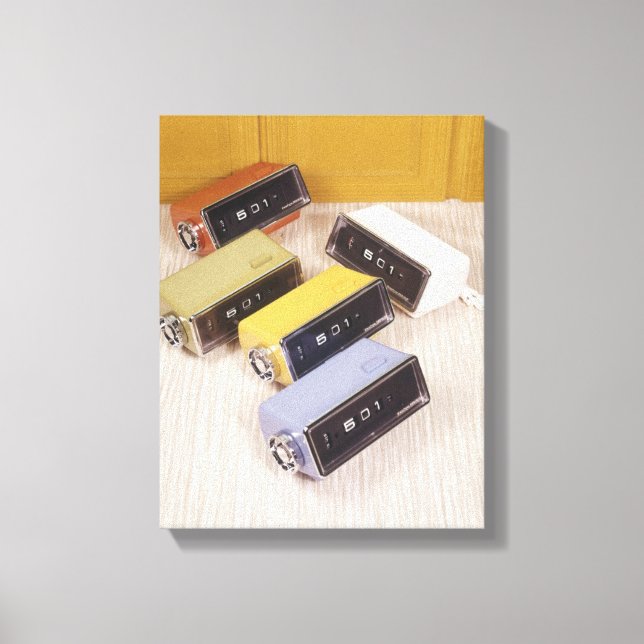 Five Clocks Canvas Print (Front)