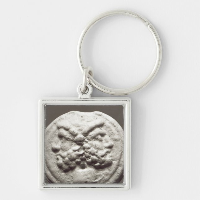 Five coins depicting Janus, Jupiter Keychain (Front)