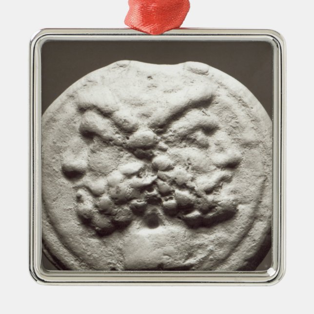 Five coins depicting Janus, Jupiter Metal Ornament (Front)