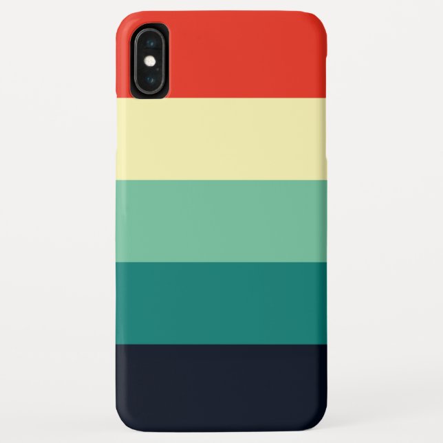 Five Colour Combo - Blue Aqua Green Yellow Red Case-Mate iPhone Case (Back)
