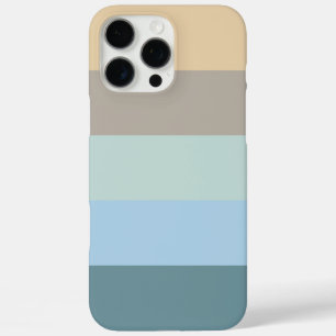 Five Colour Combo -Blue Brown Sand Beige Turquoise iPhone 16 Pro Max Case