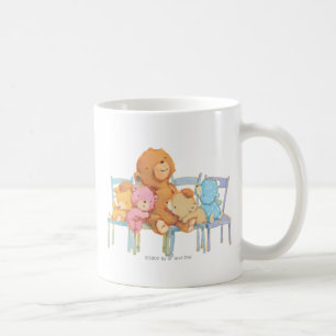 Five Cuddly and Colourful Bears On Chairs Coffee Mug
