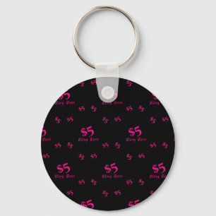 Five Dollar Bling Boss Keychain