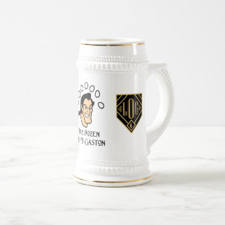 Five Dozen Ouefs Gaston/Gents FF Logo Stein