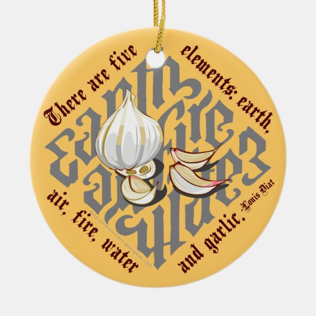 Five Elements Ceramic Ornament (Front)