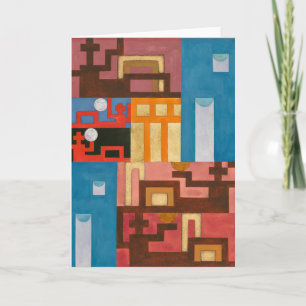 Five-Extended Figures   Sophie Taeuber-Arp   Card