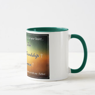'Five F's' Green 11oz Coffee Mug