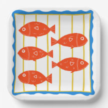 Five Fun Fish Nautical Design