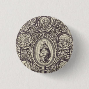 Five glorious mysteries 1 inch round button