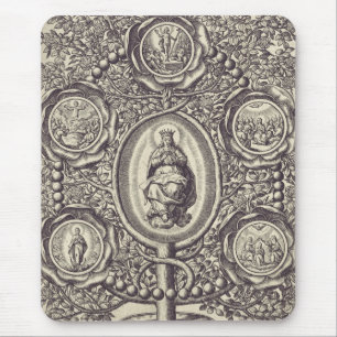 Five glorious mysteries mouse pad