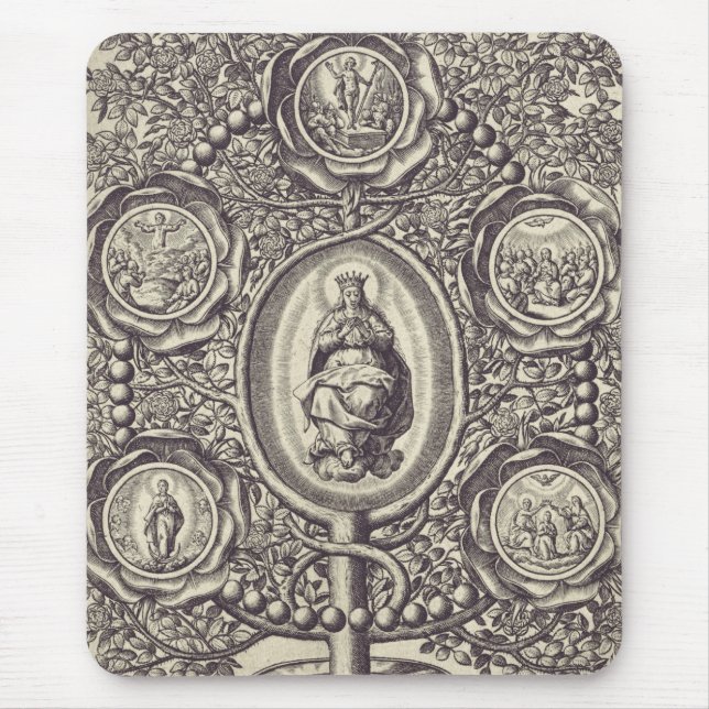 Five glorious mysteries mouse pad (Front)