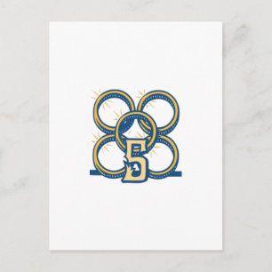 Five Gold Rings! Postcard