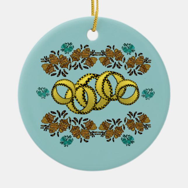 Five Golden Rings Ornaments (Front)