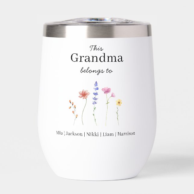 Five Grandchildren Personalized  (Front)