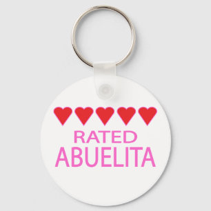 Five Heart Abuelita Keychain