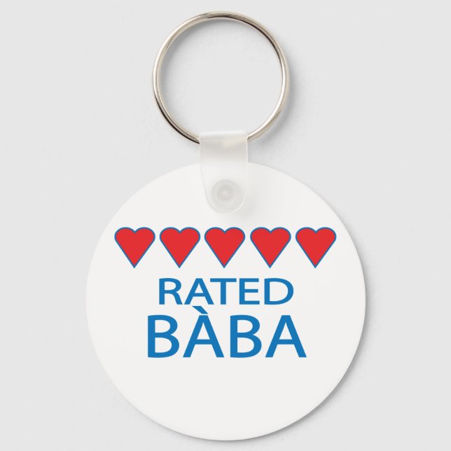 Five Heart Bàba Keychain (Front)