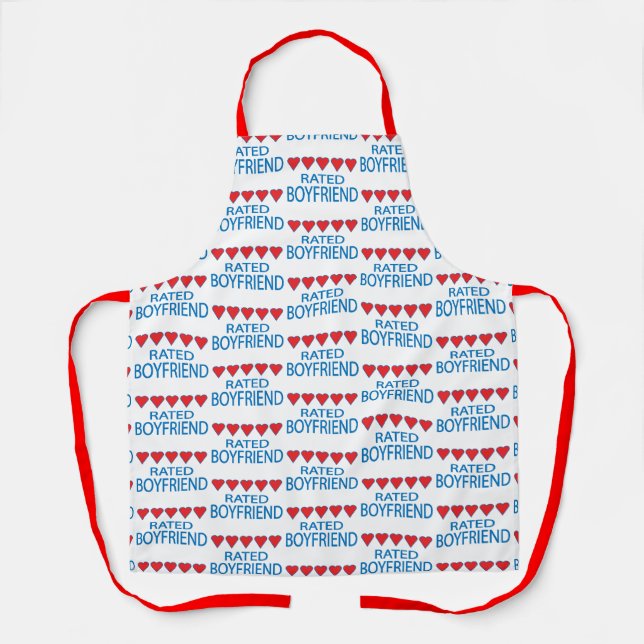 Five Heart Boyfriend Apron (Front)