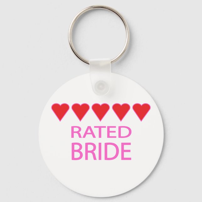 Five Heart Bride Keychain (Front)