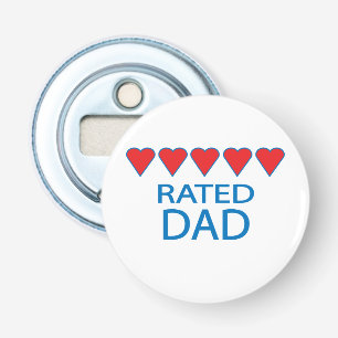 Five Heart Dad Bottle Opener