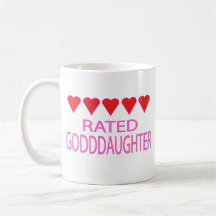 Five Heart Goddaughter Coffee Mug