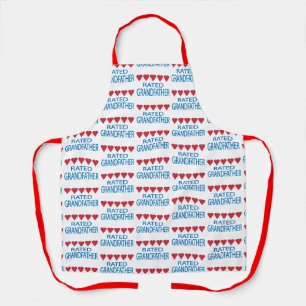 Five Heart Grandfather Apron