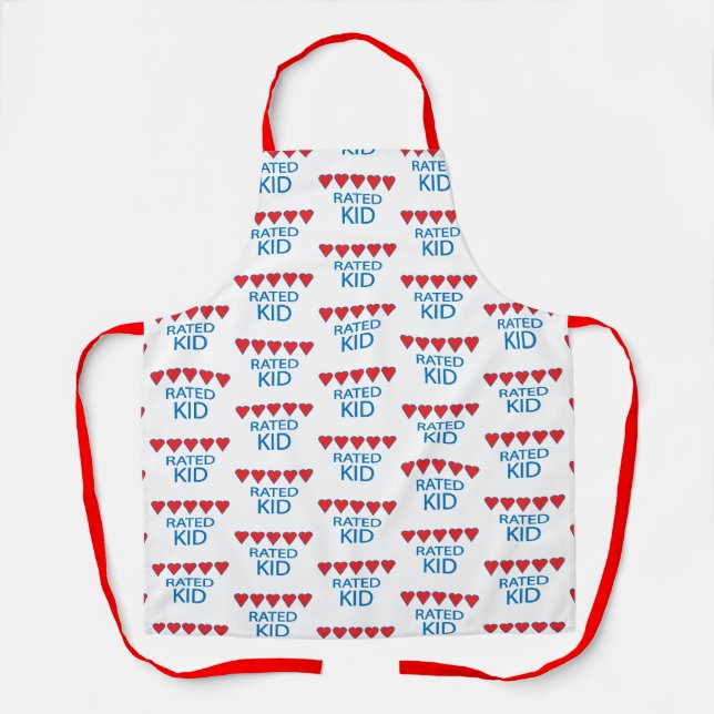 Five Heart Kid Apron (Front)