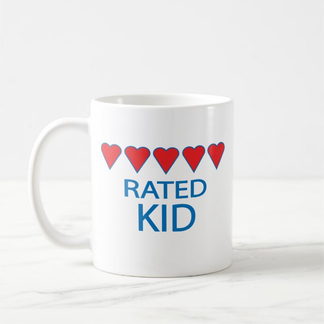 Five Heart Kid Coffee Mug (Left)