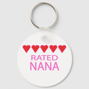 Five Heart Nana Keychain