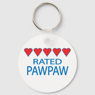 Five Heart PawPaw Keychain