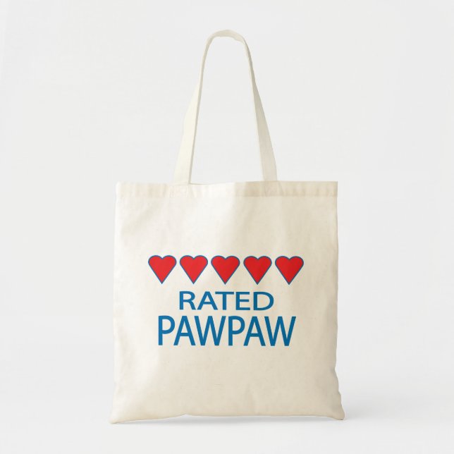 Five Heart PawPaw Tote Bag (Front)